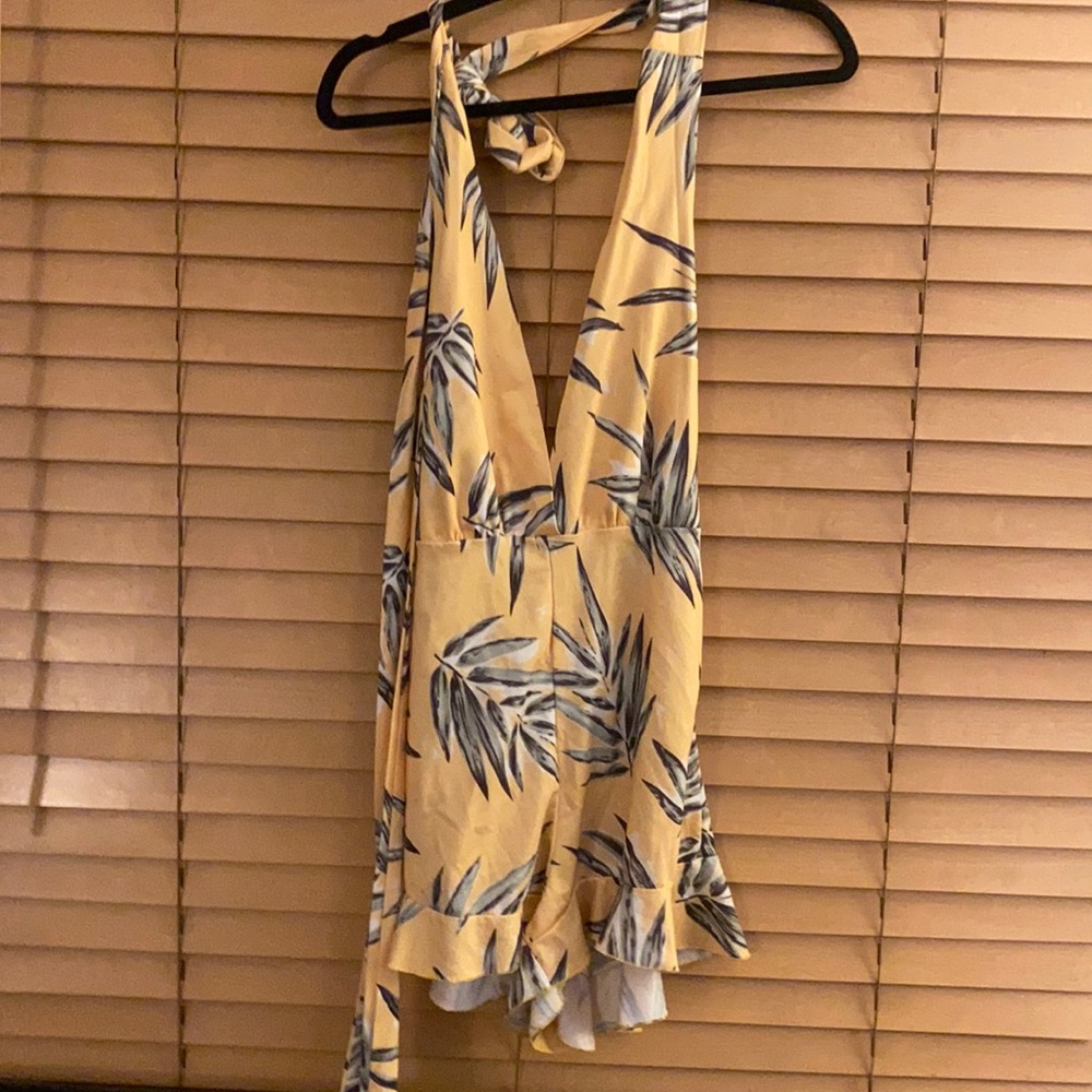 Tropical Wrap Romper